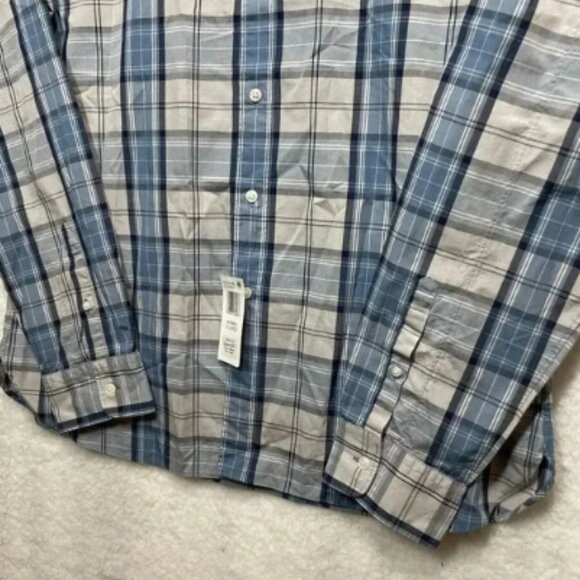 The Men'S Store Bloomingdale Stretch Fabric Blue Multi SZ XL Long Sleeve - Picture 4 of 9